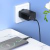 Adaptador Borofone BV18 Preto USB-A Para USB-C 3A 5V