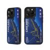 Capa Silicone TPU Apple iPhone 16 Pro Max Azul Chicago City