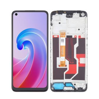 Oppo A96 4g/Cph2333 6.5" Black Touch+Display With Frame