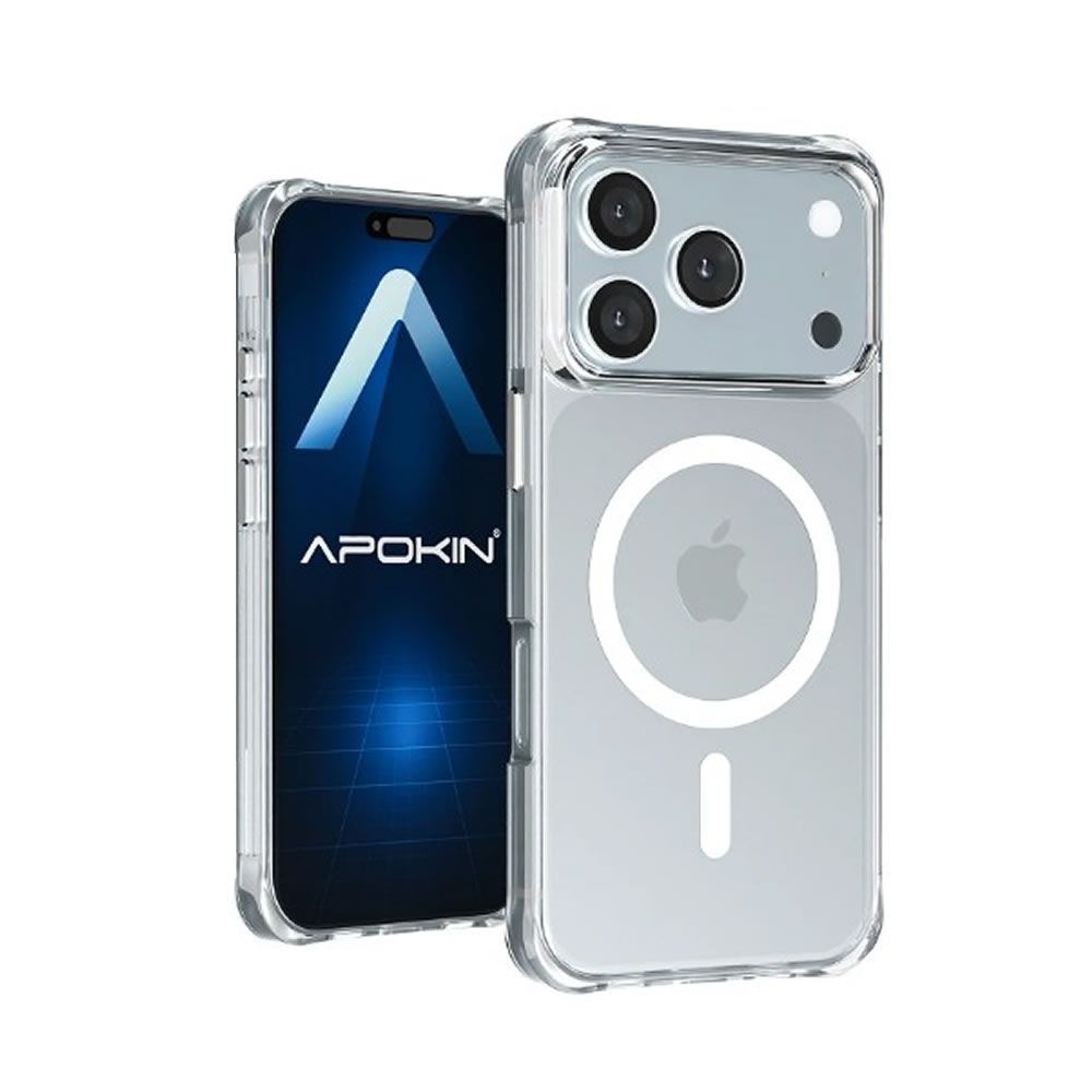 Apple Iphone 17 Pro Transparent Magsafe Hard Silicone Case