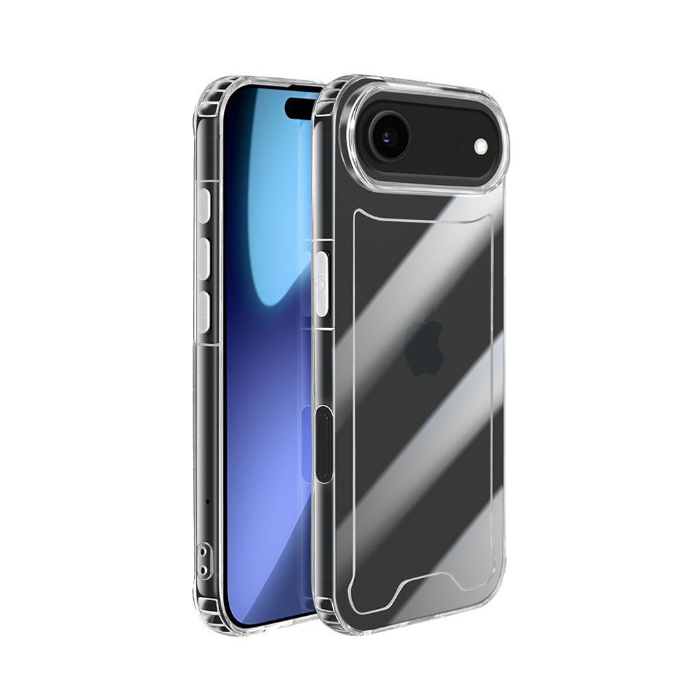 Apple Iphone 17 Air Transparent Anti-Shock Hard Silicone Case