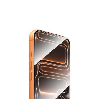 Apple Iphone 17 Pro 6.3" Black 5D Full Screen Glass Protector