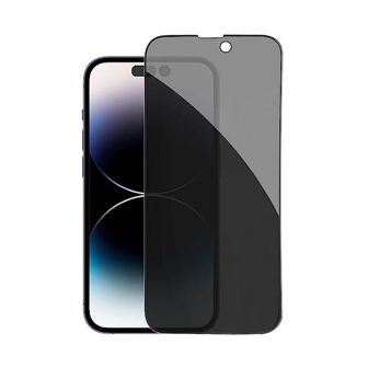 Apple Iphone 14 Pro 6.1" Black Anti-Spy Screen Glass Protector Privacy