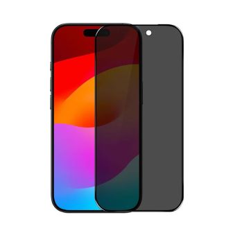 Pelicula De Vidro Anti-Spy Apple Iphone 17 Pro 6.3" Preto Privacy