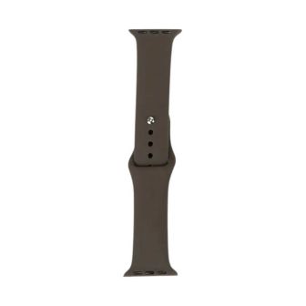 Apple Watch 42mm/44mm/45mm/49mm Brown Silicone Bracelet