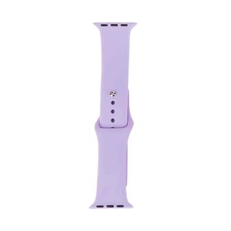 Pulseira Silicone Apple Watch 42mm/44mm/45mm/49mm Lilás