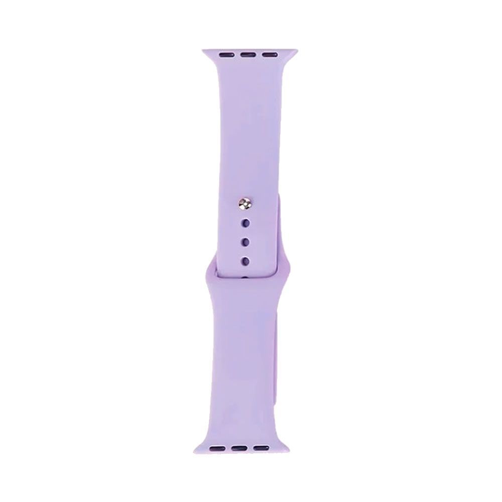 Pulseira Silicone Apple Watch 42mm/44mm/45mm/49mm Lilás