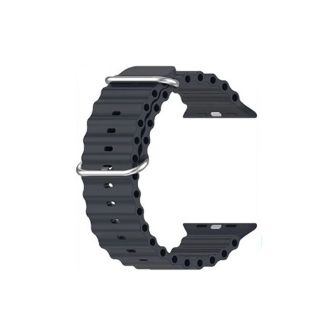 Pulseira Silicone Apple Watch 38mm/40mm/41mm Preto