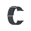 Apple Watch 38mm/40mm/41mm Black Silicone Bracelet