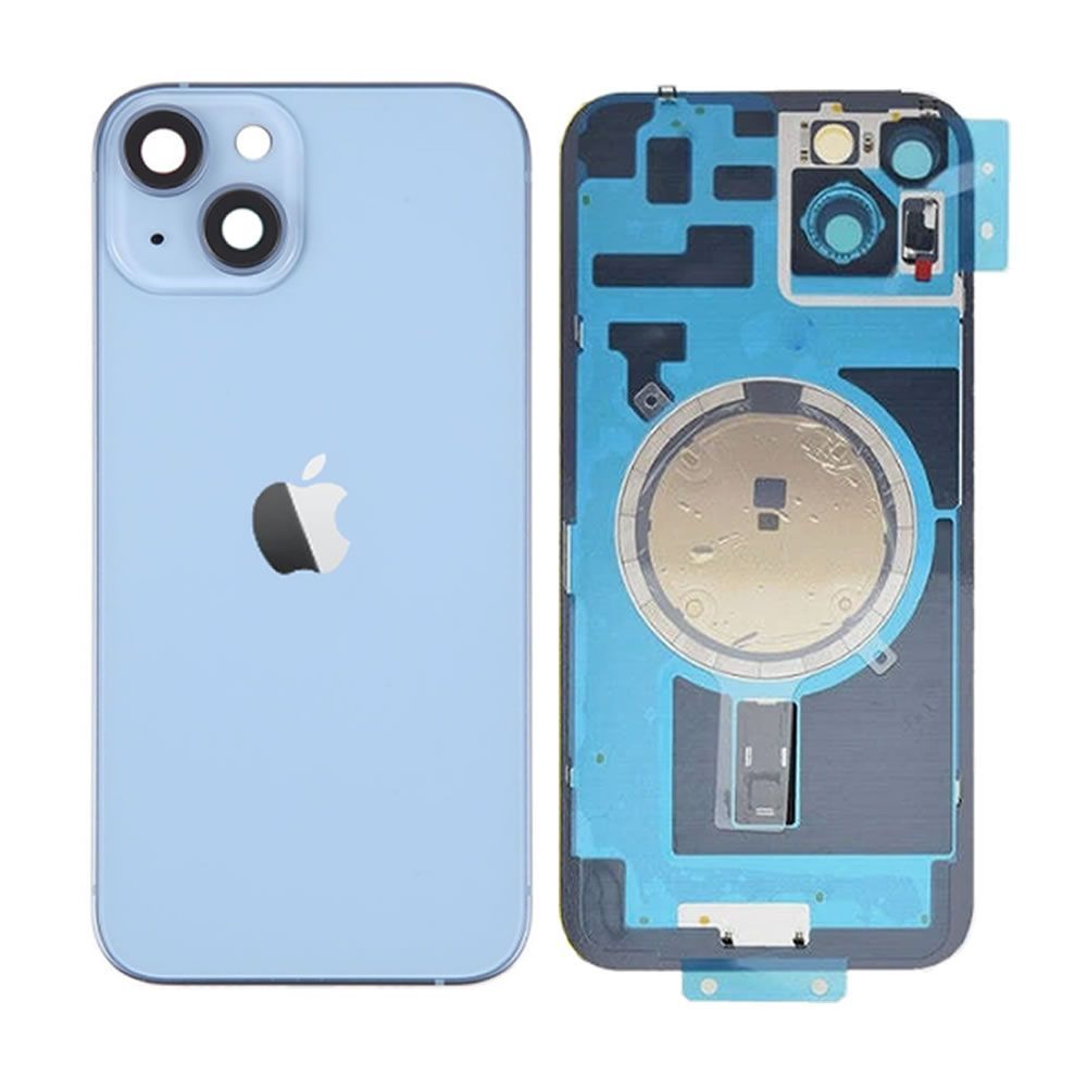 Tampa Traseira Apple Iphone 14 Azul Com Lente de Câmera