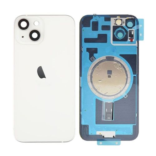 Apple Iphone 14 White Back Cover With Camera Lens