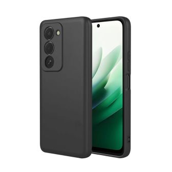 Capa Silicone Gel Xiaomi Redmi 15 Preto Com Protetor De Câmera (171mm)
