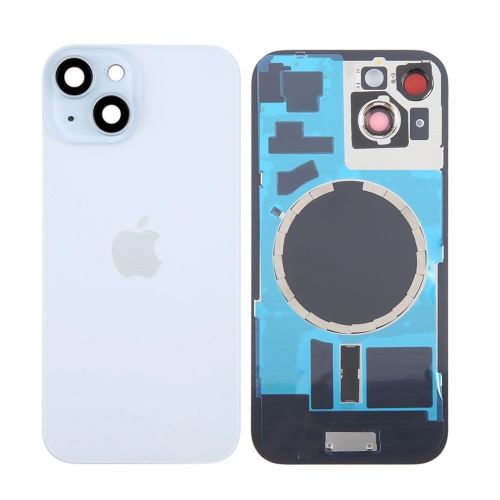 Tampa Traseira Apple Iphone 15 Azul Com Lente de Câmera