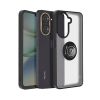 Capa Silicone TPU Com Anel De Dedo Magnético Xiaomi Redmi A5 Preto