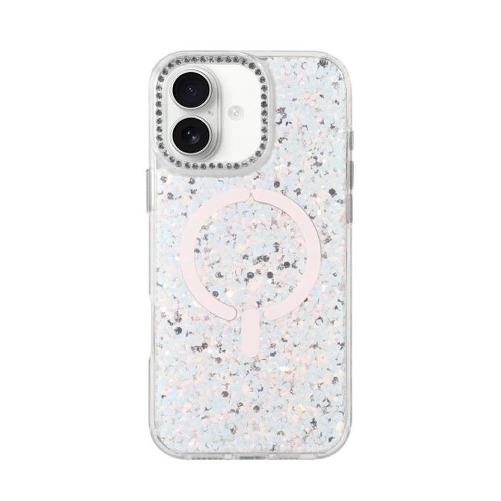 Capa Silicone Dura Apple Iphone 17 Brilhantes MagSafe