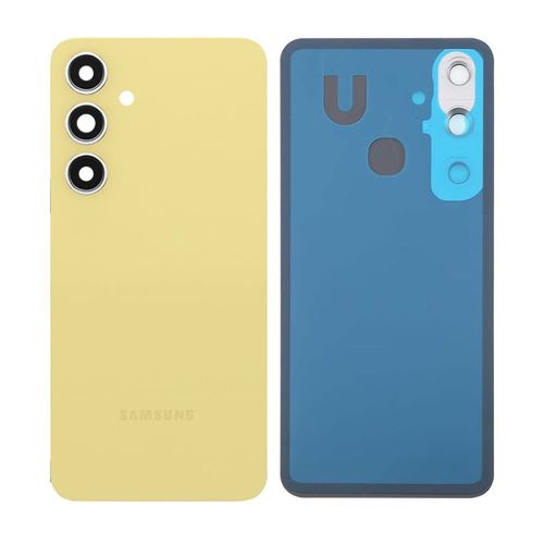 Samsung Galaxy S24 FE/S721 Yellow Back Cover with Camera Lens