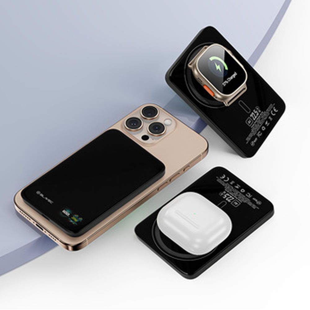Blavec BJ04 Black Wireless Magnetic Power Bank 5000mAh 22.5W