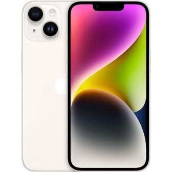 Smartphone Apple iPhone 14 128GB Starlight MPUR3HX/A