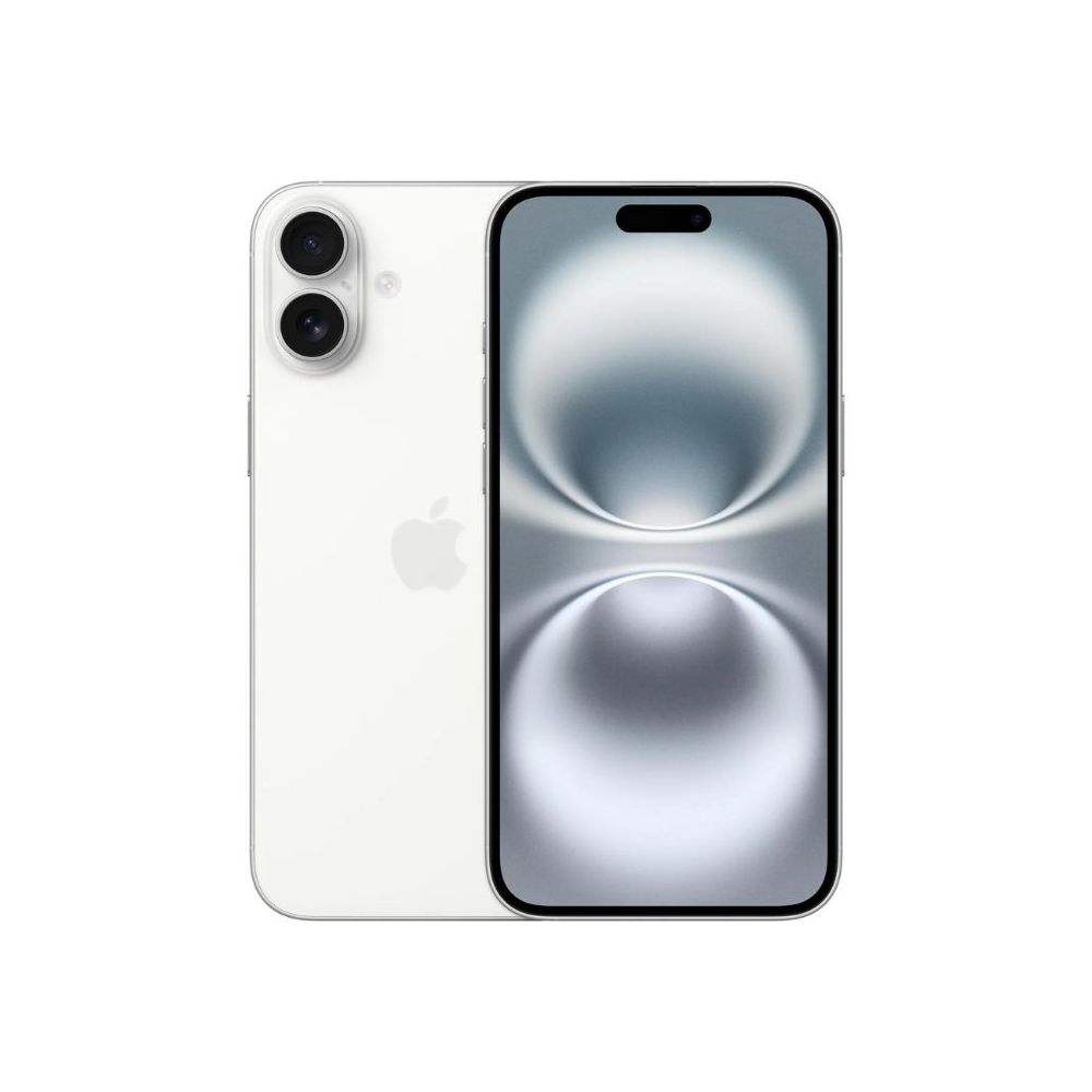 Smartphone Apple iPhone 16 128GB Branco MYE93QL/A
