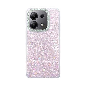 Capa Silicone Dura Xiaomi Redmi Note 13 4G Rosa Brilhantes