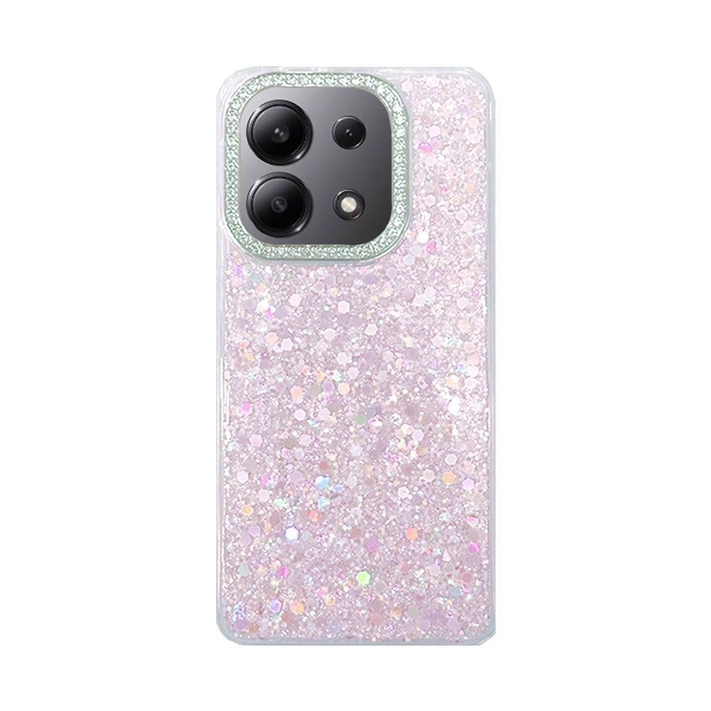 Capa Silicone Dura Xiaomi Redmi Note 13 4G Rosa Brilhantes