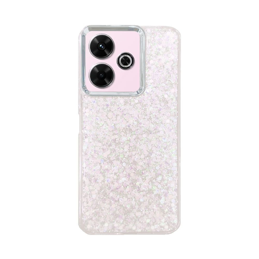 Capa Silicone Dura Xiaomi Redmi 13 4G Rosa Brilhantes