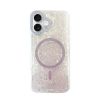 Capa Silicone Dura Apple Iphone 16 Rosa Brilhantes MagSafe
