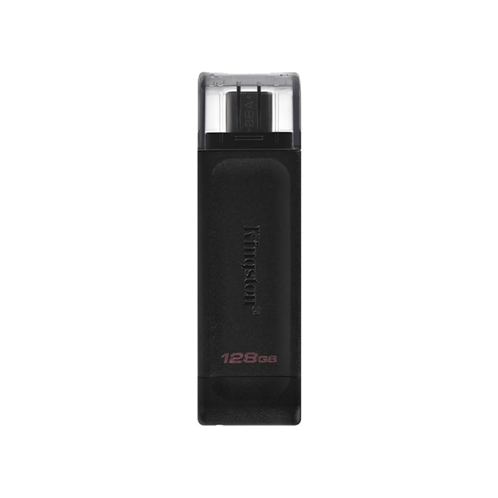 Pendrive Kingston 128gb Preto Data Traveler 70 3.2 Usb-C