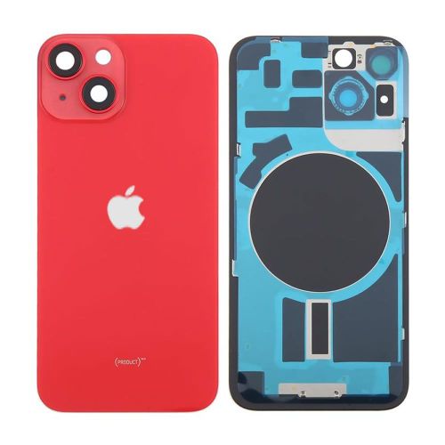 Tampa Traseira Apple Iphone 14 Vermelho Com Lente de Câmera