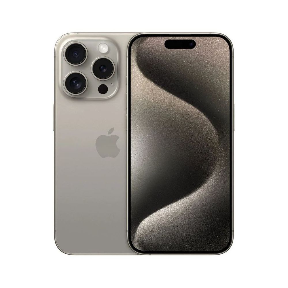 Refurbished Apple iPhone 15 Pro Natural Titanium 128GB Grade A