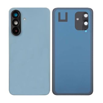 Tampa Traseira Samsung Galaxy A56 5g/A566 Azul Com Lente de Câmera
