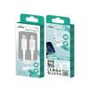 Cabo De Dados USB Tipo C Para Tipo C New Science X-7 Branco 5A 1m