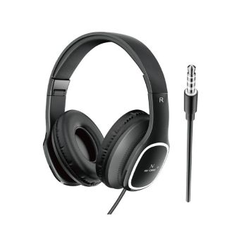 Auscultador New Science A-623 Preto Com Cabo Jack 3.5mm