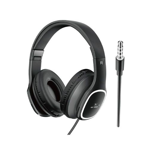Auscultador New Science A-623 Preto Com Cabo Jack 3.5mm