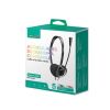 Auscultador New Science A-638-1 Preto Com Cabo Jack 3.5mm