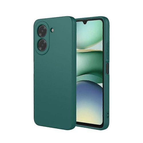 Xiaomi Redmi A5 Green Silicone Case With Camera Protector