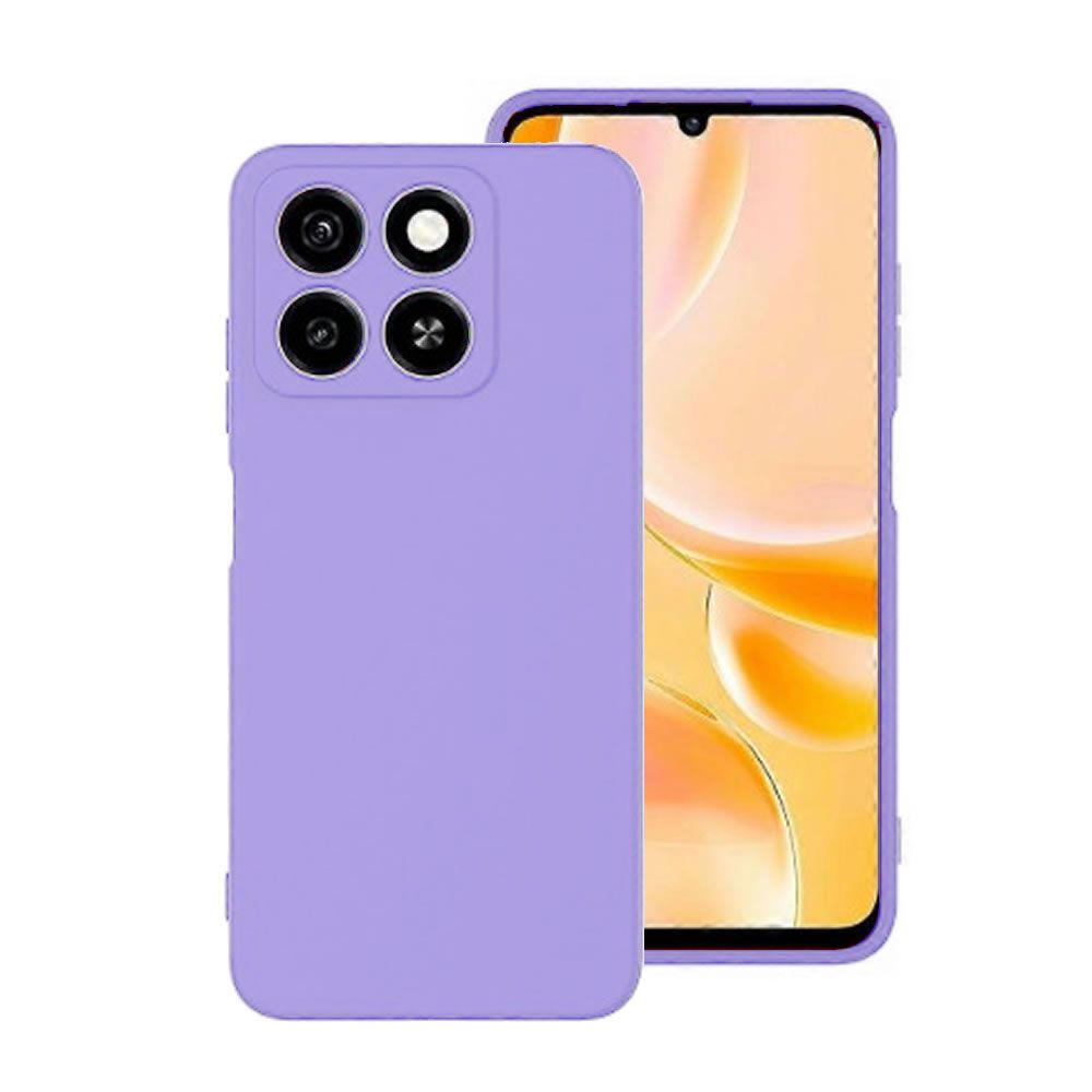 ZTE Blade A35/Blade A55 Lilac Silicone Case With Camera Protector