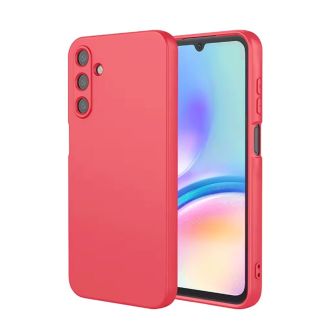 Capa Silicone Samsung Galaxy A05s Vermelho Com Protetor De Câmera