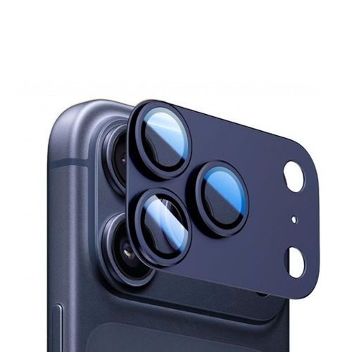 Protetor Câmera Apple Iphone 17 Pro Max Azul Escuro