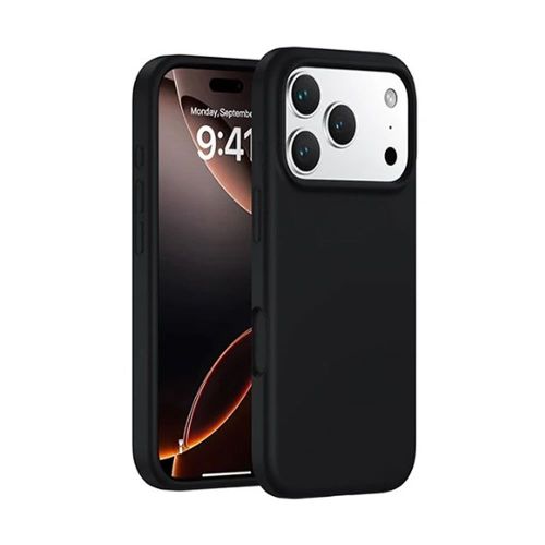 Capa Silicone Apple Iphone 17 Pro Max Preto