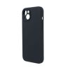 Capa Silicone Gel Apple Iphone 15 Preto Com Protetor De Câmera