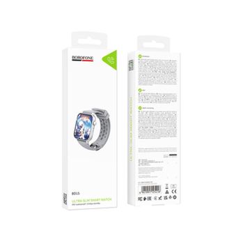 Smartwatch Borofone BD15 Prata
