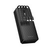 Borofone BJ84A Black 20000mAh Power Bank With Cable USB-A/USB-C/Micro USB And Lightning