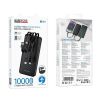 Borofone BJ84 Black 10000mAh Power Bank With Cable USB-A/USB-C/Micro USB And Lightning