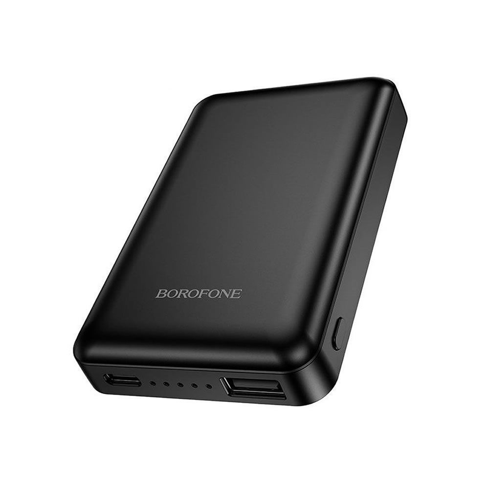 Power Bank Borofone BJ82 Preto 5000mAh Wireless Magnético
