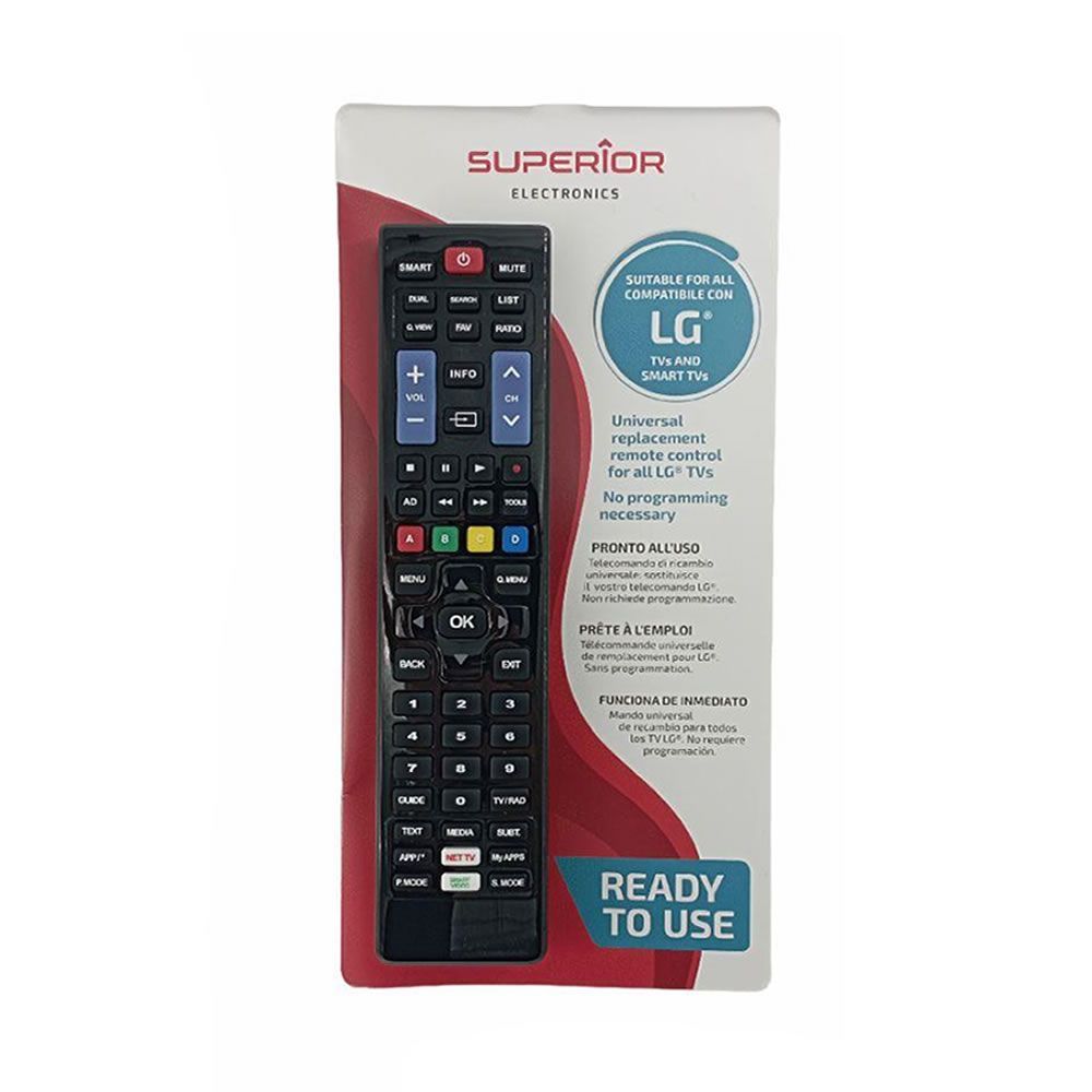 Comando TV Superior Electronics COMTV-LG2 Preto Compatível Com Televisão LG/Smart TV