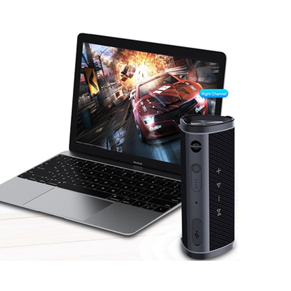 Aewi Y331 Black 2000mAh Waterproof Mini Bluetooth Speaker