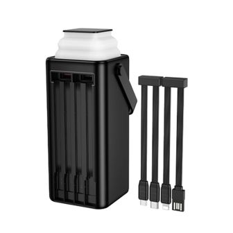 Power Bank Borofone BJ65A Preto 50000mAh 22.5W 3.0A 3 Inputs E 6 Outputs