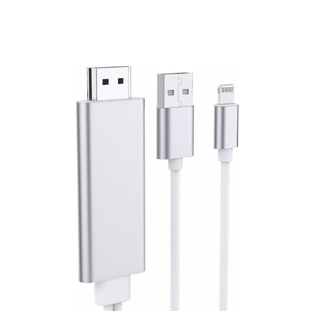 Cabo Hdtv Lightning Digital Av 1080p Para Ipad, Iphone 5g,6g,7g.8g,X