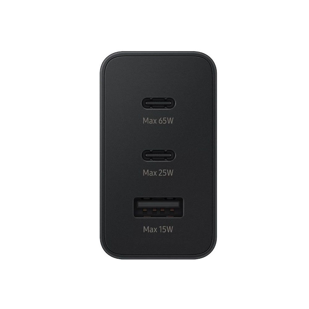 Samsung EP-T6530 Black Adapter 65W 2 Port Type-C And 1 USB